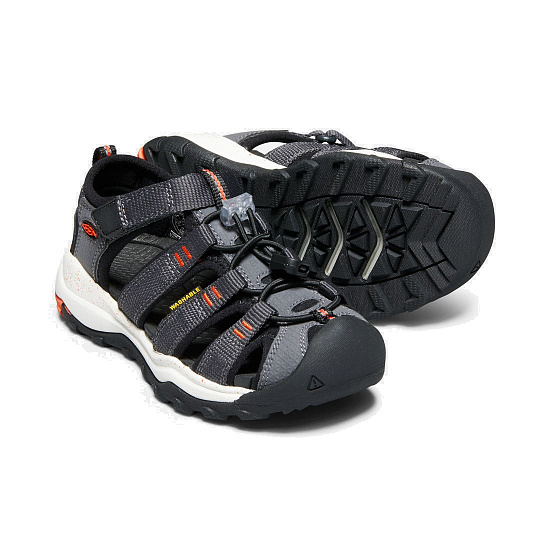 Сандалии детские Keen Newport Neo H2 Magnet/Spicy Orange - Фото 6 большая