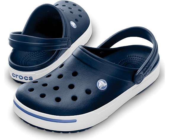 Сандалии Crocs Crocband II Navy/Bijou Blue - Фото 4 большая