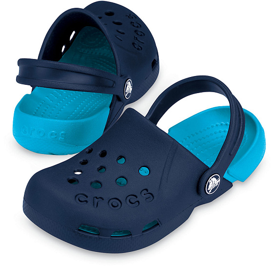 Сандалии детские Crocs Electro Kids Navy/Electric Blue - Фото 2 большая