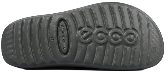 Сандалии детские Ecco Cozmo Slide Серо-Зеленый - Фото 4 большая