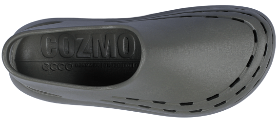 Сандалии детские Ecco Cozmo Slide Серо-Зеленый - Фото 5 большая