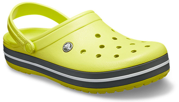 Сандалии Crocs Crocband Citrus/Grey - Фото 4 большая
