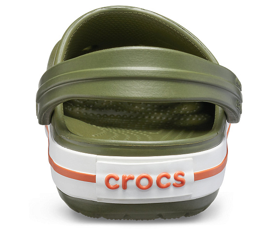 Сандалии детские Crocs Crocband Clog Army Green/Burnt Sienna - Фото 6 большая