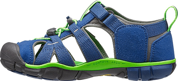 Сандалии детские Keen Seacamp II CNX True Blue/Jasmine Green - Фото 5 большая