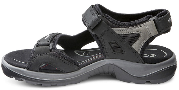Сандалии женские Ecco Offroad Black/Dark Grey - Фото 2 большая