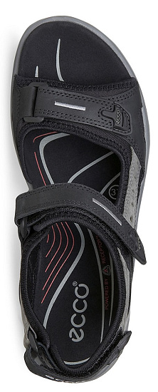 Сандалии женские Ecco Offroad Black/Dark Grey - Фото 6 большая