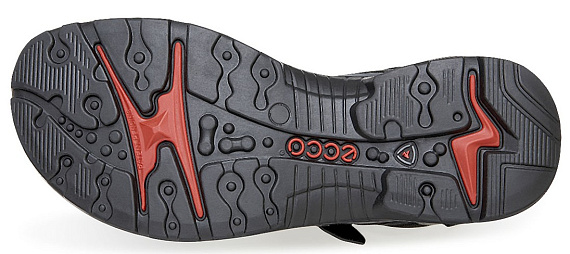 Сандалии женские Ecco Offroad Black/Dark Grey - Фото 7 большая