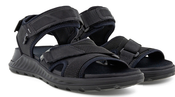 Сандалии мужские Ecco Exowrap 35 Black - Фото 6 большая