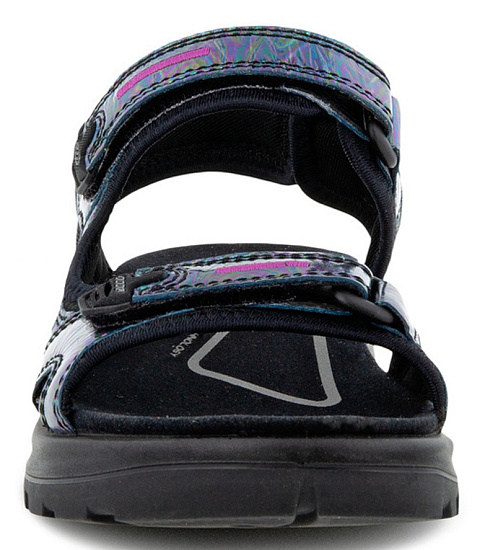 Сандалии женские Ecco Offroad Metallic/Black - Фото 2 большая