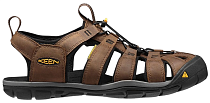 Сандалии мужские Keen Clearwater CNX Leather Dark Earth/Black