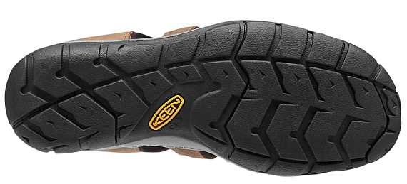 Сандалии мужские Keen Clearwater CNX Leather Dark Earth/Black - Фото 5 большая