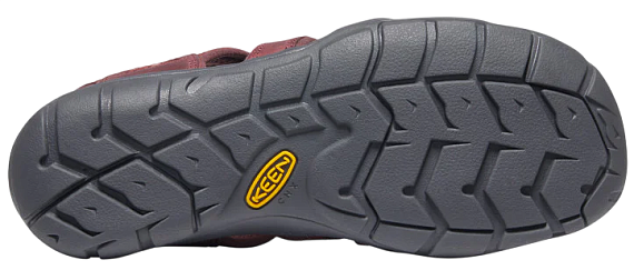 Сандалии женские Keen Clearwater Cnx Leather Wine/Red Dahlia - Фото 3 большая