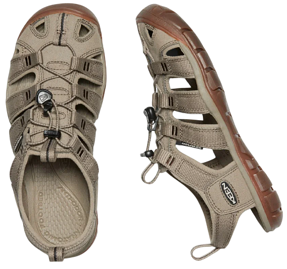 Сандалии женские Keen Clearwater Cnx Timberwolf/Timberwolf - Фото 2 большая