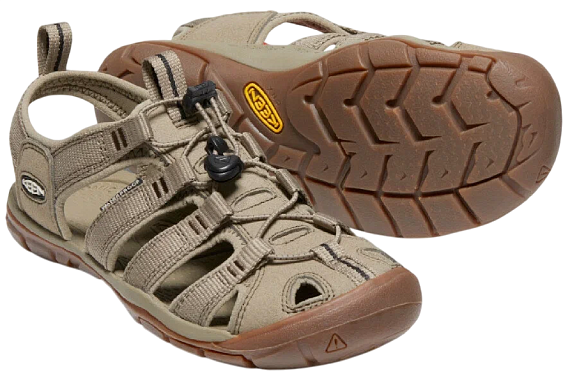 Сандалии женские Keen Clearwater Cnx Timberwolf/Timberwolf - Фото 3 большая