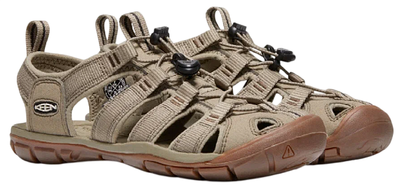 Сандалии женские Keen Clearwater Cnx Timberwolf/Timberwolf - Фото 4 большая