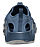 Сандалии мужские Keen Hyperport H2 Vintage Indigo/Naval Academy - Фото 3 малая