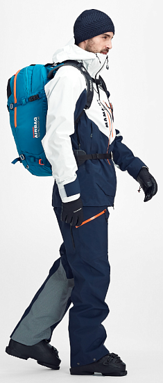 Лавинный рюкзак Mammut Pro X Removable Airbag 3.0 Sapphire/Black - Фото 3 большая