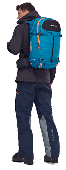 Лавинный рюкзак Mammut Pro X Removable Airbag 3.0 Sapphire/Black - Фото 5 большая