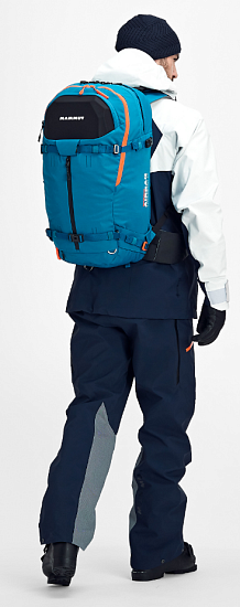 Лавинный рюкзак Mammut Pro X Removable Airbag 3.0 Sapphire/Black - Фото 6 большая