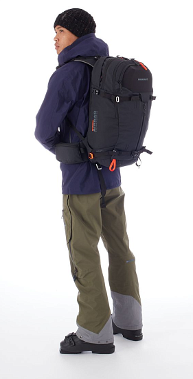 Лавинный рюкзак Mammut Pro X Removable Airbag 3.0 35 Black - Фото 4 большая