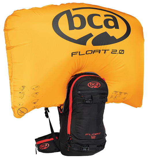Рюкзак лавинный без баллона BCA FLOAT 2.0 12 Black - Фото 1 большая