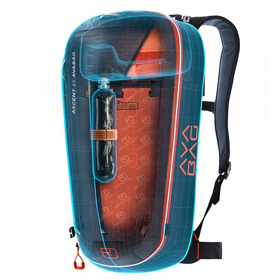 Лавинный рюкзак Ortovox Freerider 20 S Avabag Kit with AVA-Unit Dark Blood - Фото 10 большая