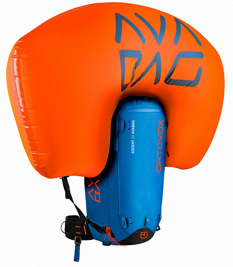 Рюкзак Ortovox Ascent 30 AVABAG Kit with AVA-Unit Safety Blue - Фото 2 большая