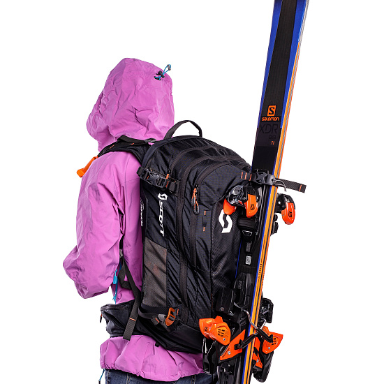 Лавинный рюкзак Scott Backcountry Guide AP 30 Black/Burnt Orange - Фото 13 большая
