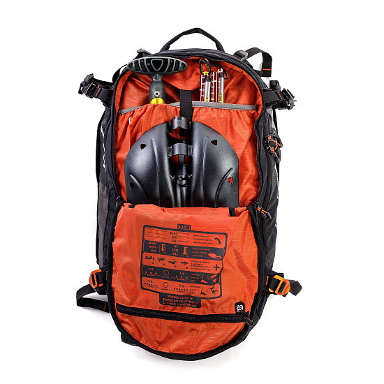 Лавинный рюкзак Scott Backcountry Guide AP 30 Black/Burnt Orange - Фото 17 большая