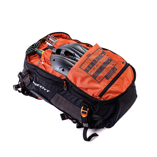 Лавинный рюкзак Scott Backcountry Guide AP 30 Black/Burnt Orange - Фото 18 большая