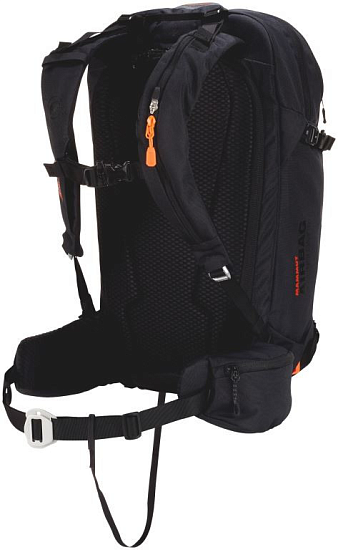 Рюкзак лавинный Mammut Pro X Removable Airbag 3.0 35 Black-Vibrant Orange - Фото 3 большая