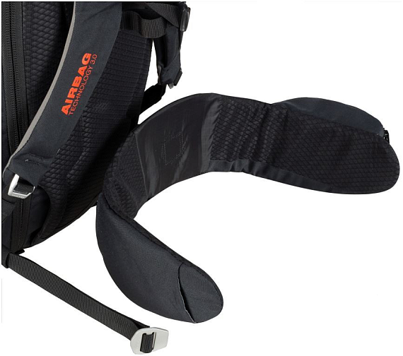 Рюкзак лавинный Mammut Pro X Removable Airbag 3.0 35 Black-Vibrant Orange - Фото 7 большая