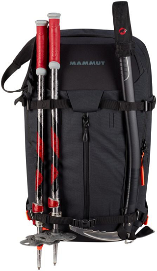 Рюкзак лавинный Mammut Pro X Removable Airbag 3.0 35 Black-Vibrant Orange - Фото 9 большая