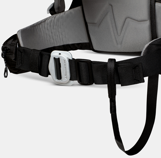 Рюкзак лавинный Mammut Ride Removable Airbag 3.0 30 Black-Vibrant Orange - Фото 4 большая