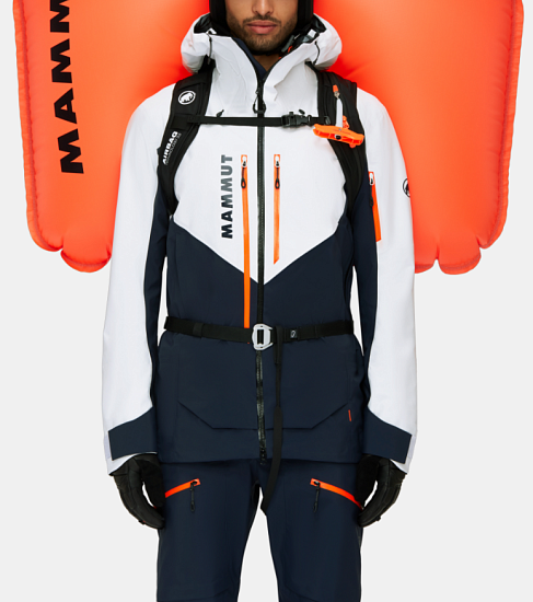 Рюкзак лавинный Mammut Flip Removable Airbag 3.0 22 Black-Vibrant Orange - Фото 3 большая