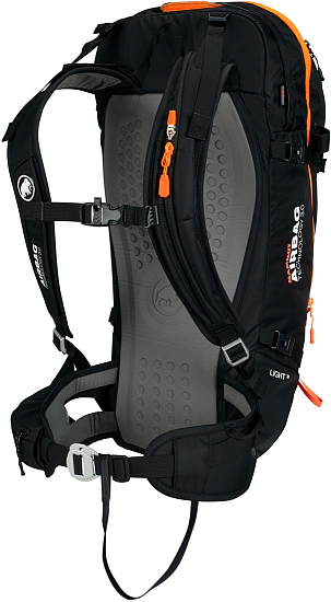 Рюкзак лавинный Mammut Light Removable Airbag 3.0 30 Black-Vibrant Orange - Фото 3 большая