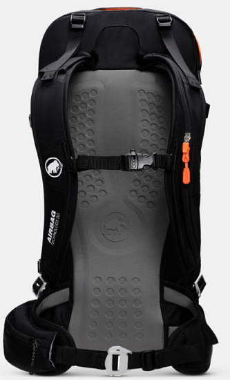 Рюкзак лавинный Mammut Light Removable Airbag 3.0 30 Black-Vibrant Orange - Фото 4 большая
