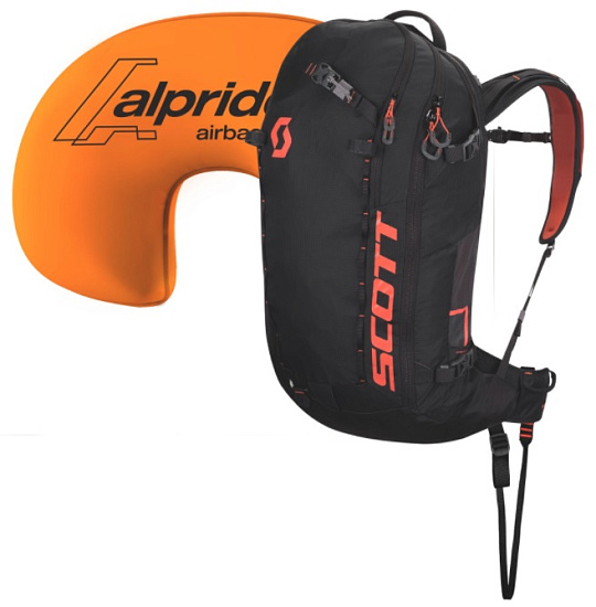 Лавинный рюкзак Scott Patrol E1 40 Kit Black/Burnt Orange - Фото 1 большая