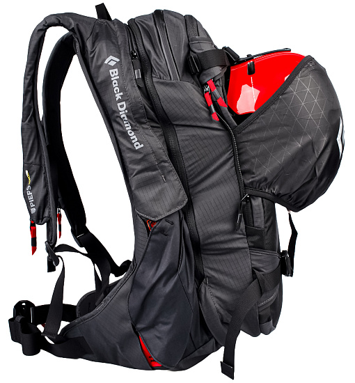 Лавинный рюкзак Black Diamond JetForce Pro Split 25 Black - Фото 5 большая