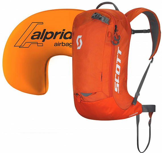 Лавинный рюкзак Scott Guide Ap 20 Kit Orange/Grey - Фото 1 большая