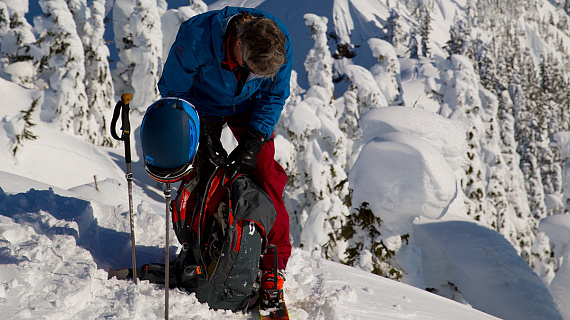 Лавинный рюкзак Scott Backcountry Guide AP 40 Dark Grey/Burnt Orange - Фото 4 большая