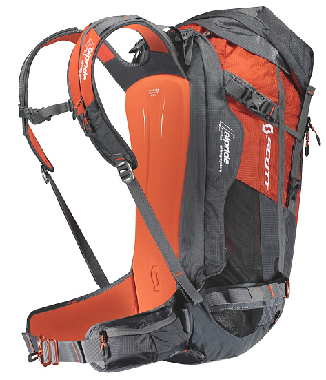 Лавинный рюкзак Scott Backcountry Guide AP 40 Dark Grey/Burnt Orange - Фото 2 большая
