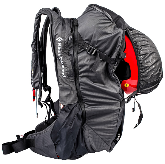 Лавинный рюкзак Black Diamond JetForce Pro 35 L Black - Фото 6 большая