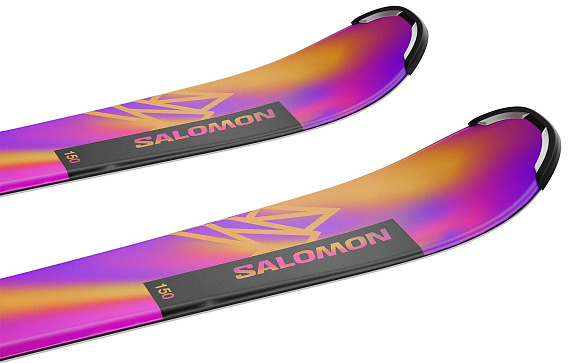 Горные лыжи детские Salomon L Lux Jr S с креплениями C5 Gw - Фото 5 большая