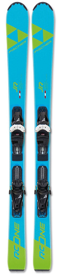 Горные лыжи Fischer RC One Jr. Slr с креплениями FJ4 AC SLR - Фото 1 большая
