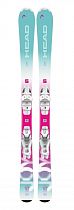 Горные лыжи детские Head Joy Easy 67-107 с креплениями JRS 4.5 GW CA BR.80[I] s. Mint/Pink