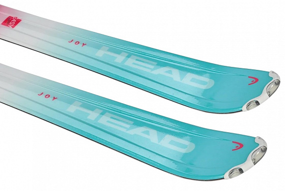 Горные лыжи детские Head Joy Easy 67-107 с креплениями JRS 4.5 GW CA BR.80[I] s. Mint/Pink - Фото 3 большая