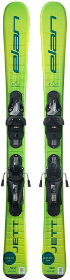 Горные лыжи детские Elan Jett с креплениями JS EL 4.5 JR - Фото 1 большая