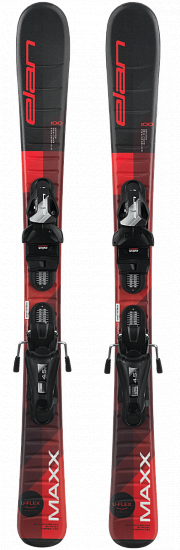 Горные лыжи детские Elan Maxx Red 130-150 с креплениями El 7.5 Shift - Фото 1 большая