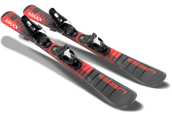 Горные лыжи детские Elan Maxx Red 130-150 с креплениями El 7.5 Shift - Фото 2 большая